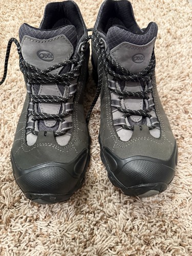 Oboz mens gray black - 9.5,